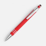 Ручка шариковая Sansen Soft Touch со стилусом, красная арт. 19661.50 Ручка шариковая Sansen Soft Touch со стилусом, красная арт. 19661.50
