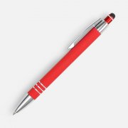 Ручка шариковая Sansen Soft Touch со стилусом, красная арт. 19661.50 Ручка шариковая Sansen Soft Touch со стилусом, красная арт. 19661.50