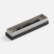 Ручка шариковая Keskus Soft Touch в футляре, черная арт. 21066.30