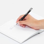 Ручка шариковая Keskus Soft Touch в футляре, черная арт. 21066.30