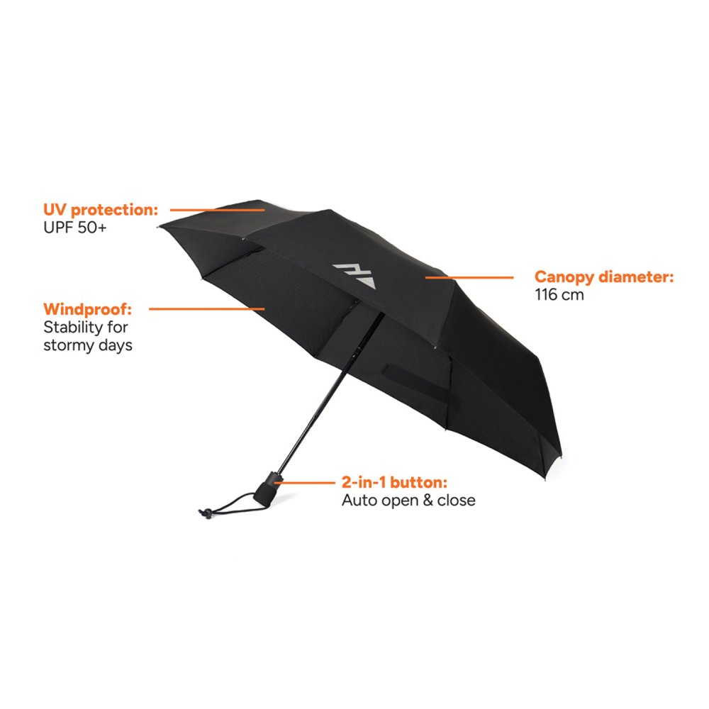 Автоматический складной зонт Nordic Drift Trail AWARE™ RPET, UPF 50+, d116 см арт. ND160.0001 Автоматический складной зонт Nordic Drift Trail AWARE™ RPET, UPF 50+, d116 см арт. ND160.0001