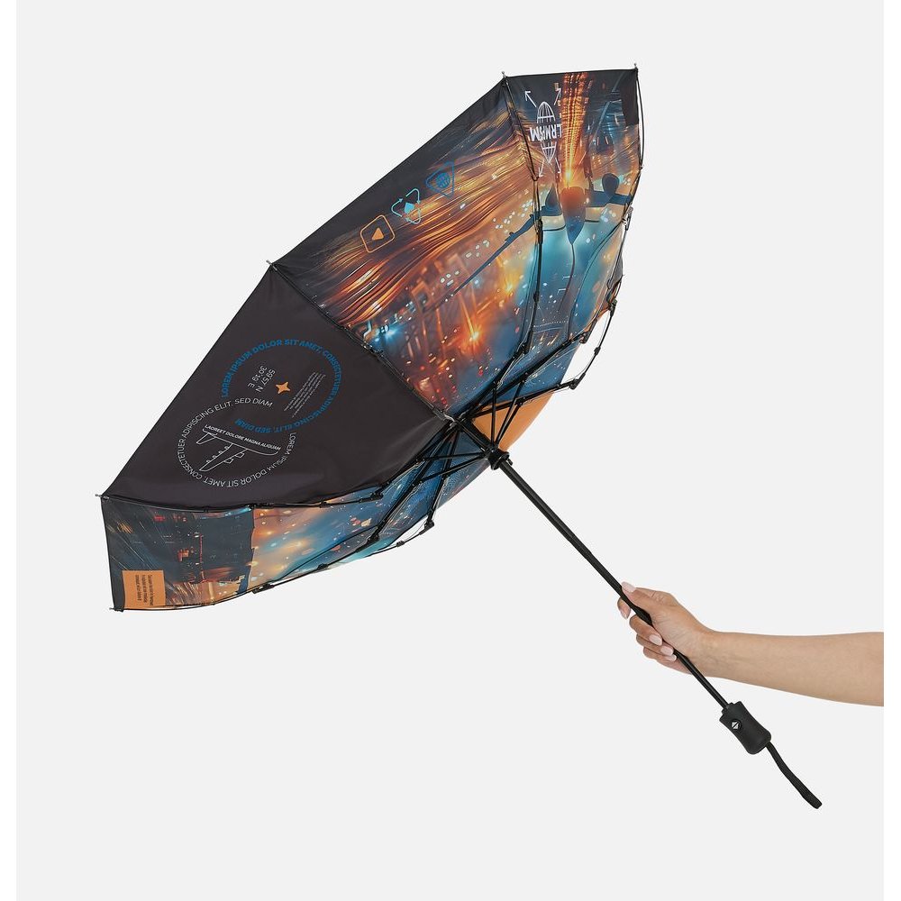 Зонт складной Monsoon с полной запечаткой купола изнутри на заказ арт. 21062.00 Зонт складной Monsoon с полной запечаткой купола изнутри на заказ арт. 21062.00