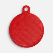 Подвеска Round, 3D-печать, красная