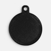 Подвеска Round, 3D-печать, черная