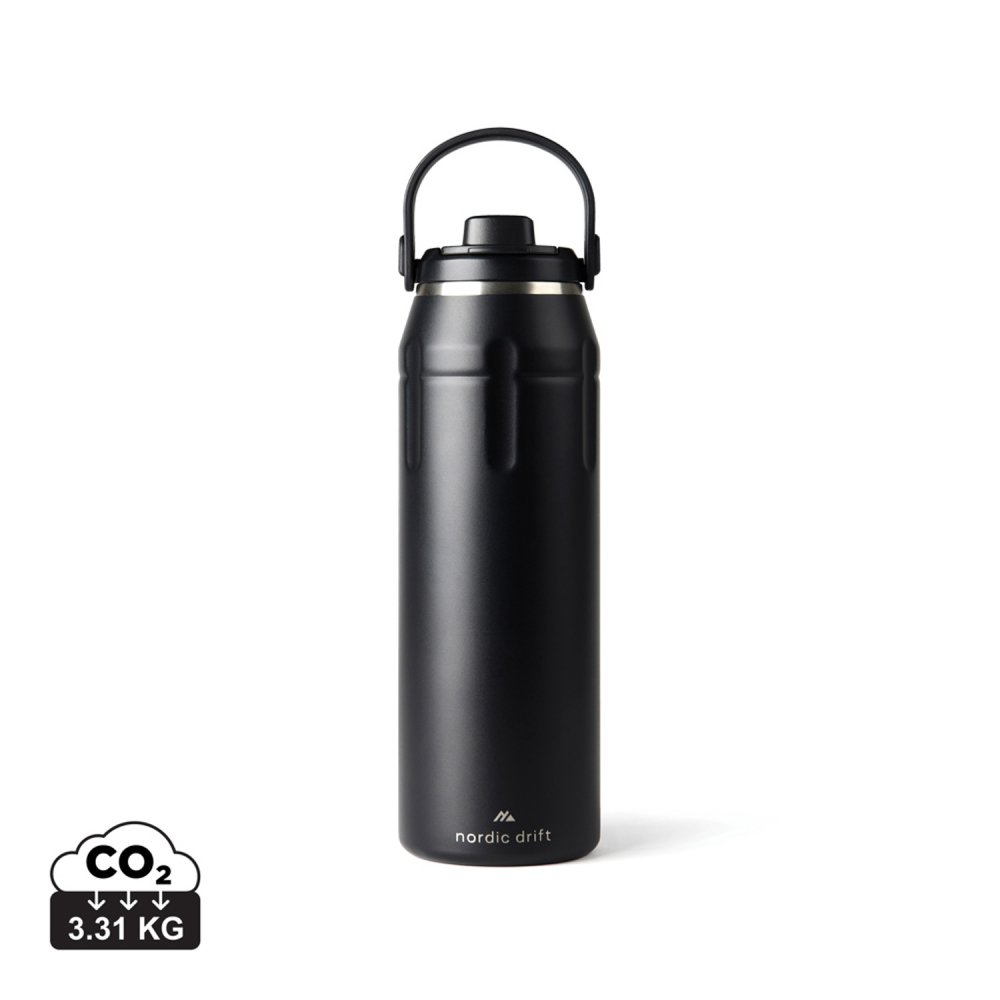 Спортивная термобутылка Nordic Drift Trail RCS, 940 мл арт. ND310.0001 Спортивная термобутылка Nordic Drift Trail RCS, 940 мл арт. ND310.0001
