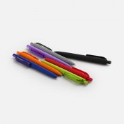 Ручка шариковая Prodir DS8 PRR-T Soft Touch, фиолетовая арт. 6075.77