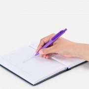 Ручка шариковая Prodir DS8 PRR-T Soft Touch, фиолетовая арт. 6075.77