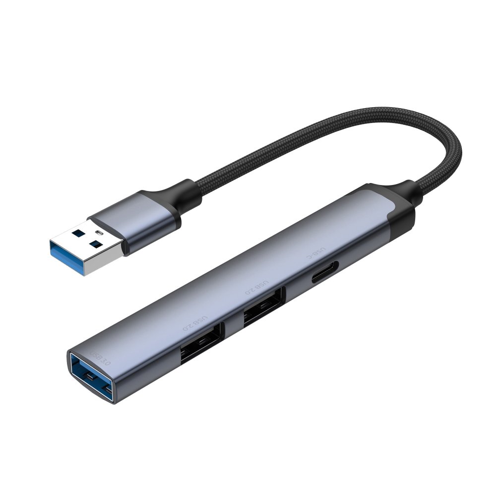 USB-хаб USB-A 3.0 + 2xUSB-A 2.0 + USB-C арт. 1-73143 USB-хаб USB-A 3.0 + 2xUSB-A 2.0 + USB-C арт. 1-73143