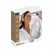 Беспроводные накладные наушники Stereo Light, BT 5.4, 300 мАч арт. 1-44308