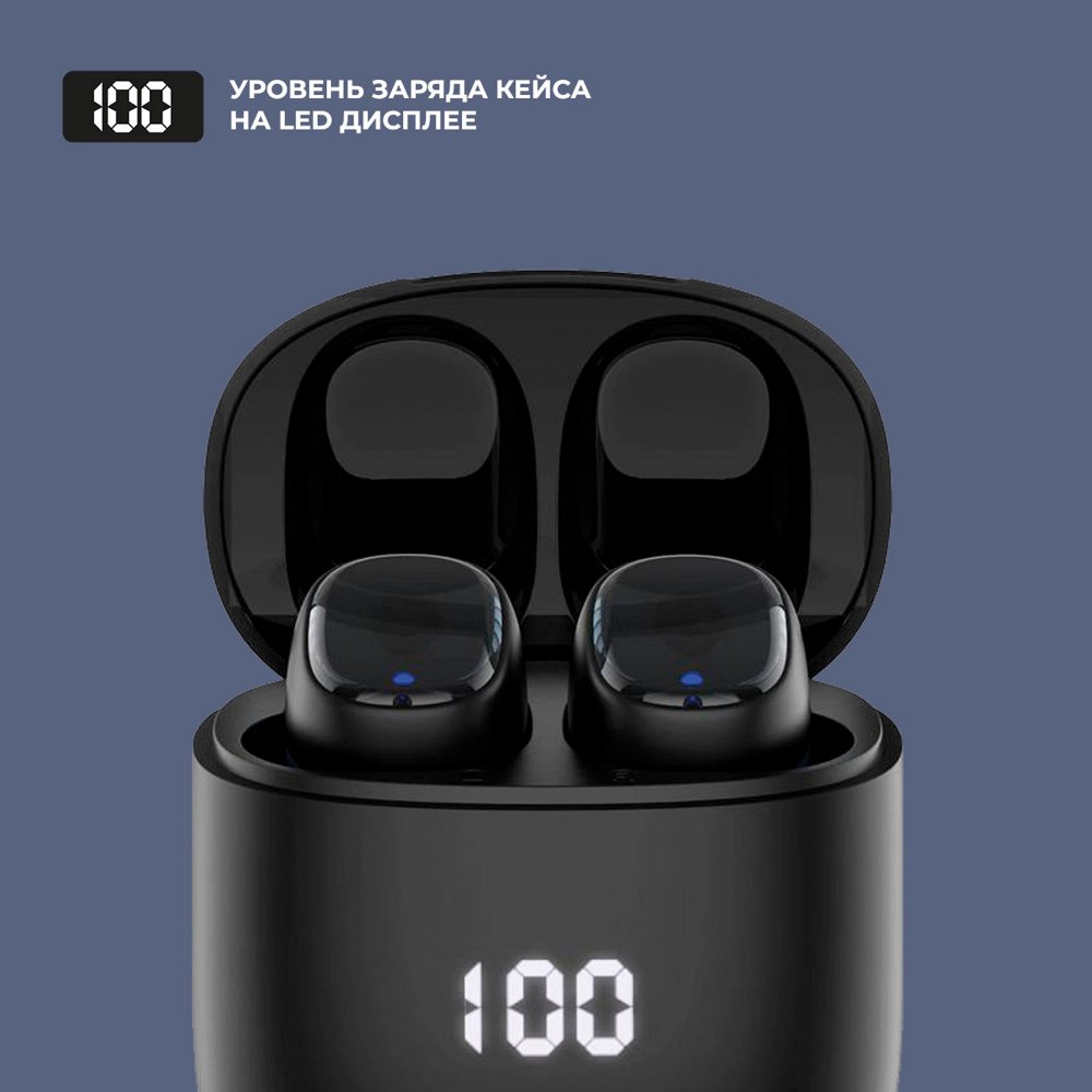 Беспроводные наушники с микрофоном Air Buds Pro, TWS, BT 5.3, LED, 300 мАч арт. 1-44193 Беспроводные наушники с микрофоном Air Buds Pro, TWS, BT 5.3, LED, 300 мАч арт. 1-44193