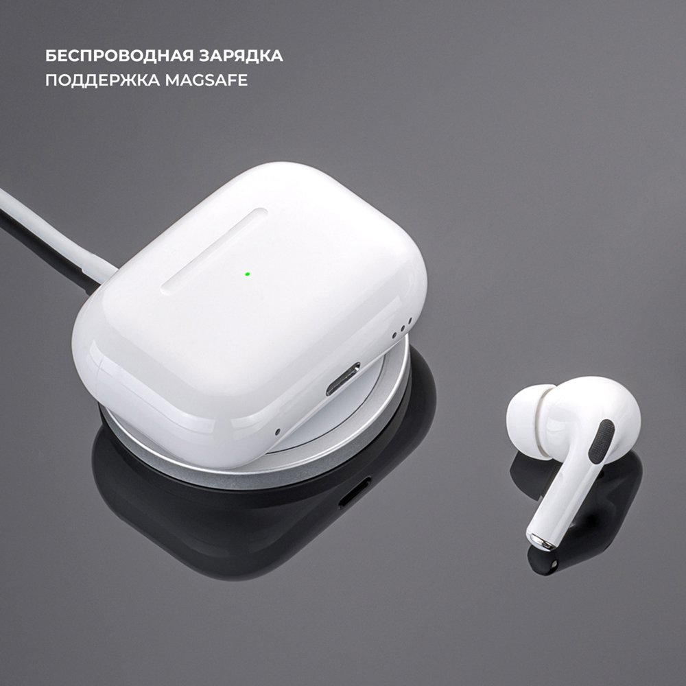 Беспроводные наушники с микрофоном Air Pro 2 ANC, TWS, BT 5.3, 300 мАч, ANC, QI арт. 1-44194 Беспроводные наушники с микрофоном Air Pro 2 ANC, TWS, BT 5.3, 300 мАч, ANC, QI арт. 1-44194
