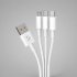 Дата-кабель 3 в 1: micro USB, USB-C, Ligthning, 1.2м