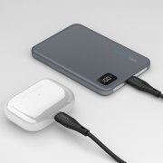 Внешний АКБ NRG MageSafe Alum 5000 мА-ч, 15Вт QI