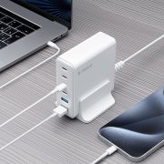 Зарядная станция 4xUSB Type-C, 2xUSB, PD, QC, 160Вт