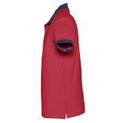 Рубашка поло Prince 190, красная с темно-синим