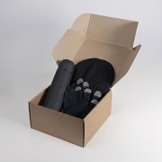 Набор подарочный GET WARM: перчатки, шапка, термос Черный арт. 39531/35