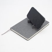 Блокнот "Стендап" А5 с подставкой под смартфон серый