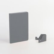 Блокнот "Стендап" А5 с подставкой под смартфон серый