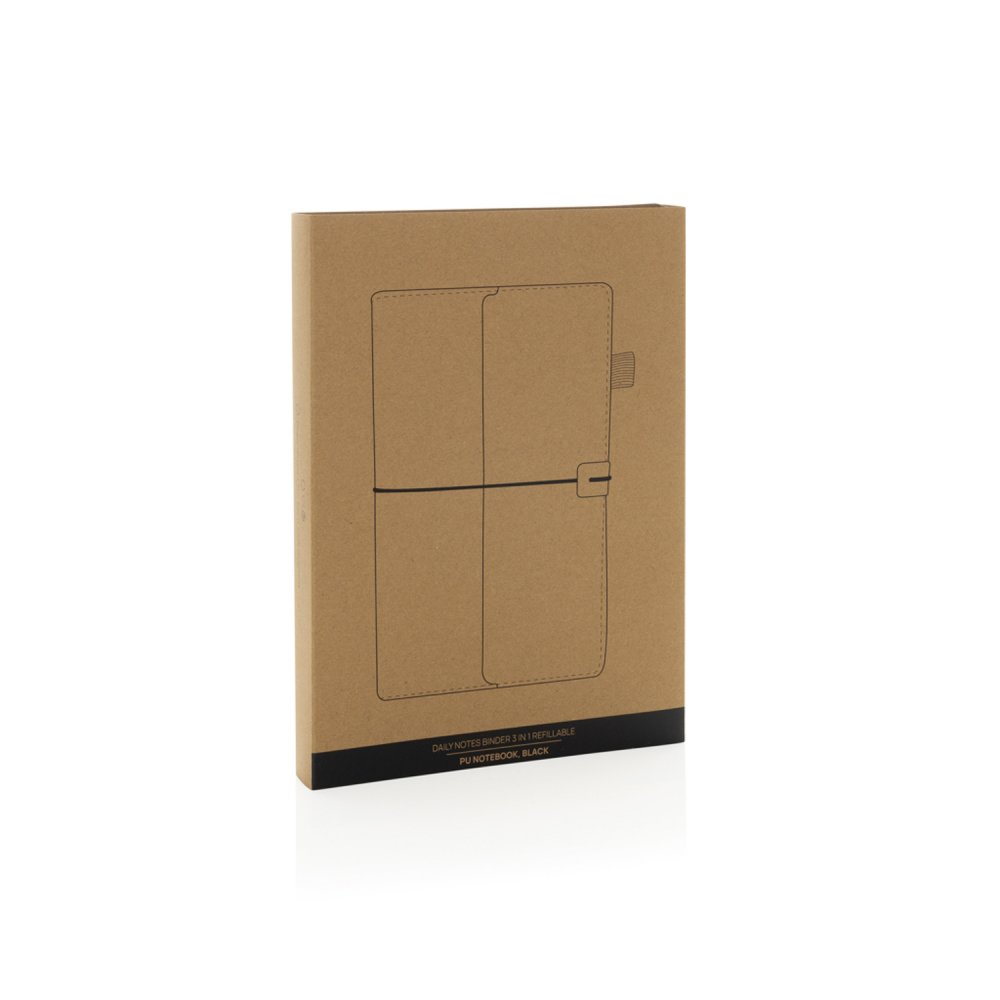 Многофункциональный блокнот Daily Notes Binder 3 в 1 в обложке из PU, А5 арт. P774.1001 Многофункциональный блокнот Daily Notes Binder 3 в 1 в обложке из PU, А5 арт. P774.1001