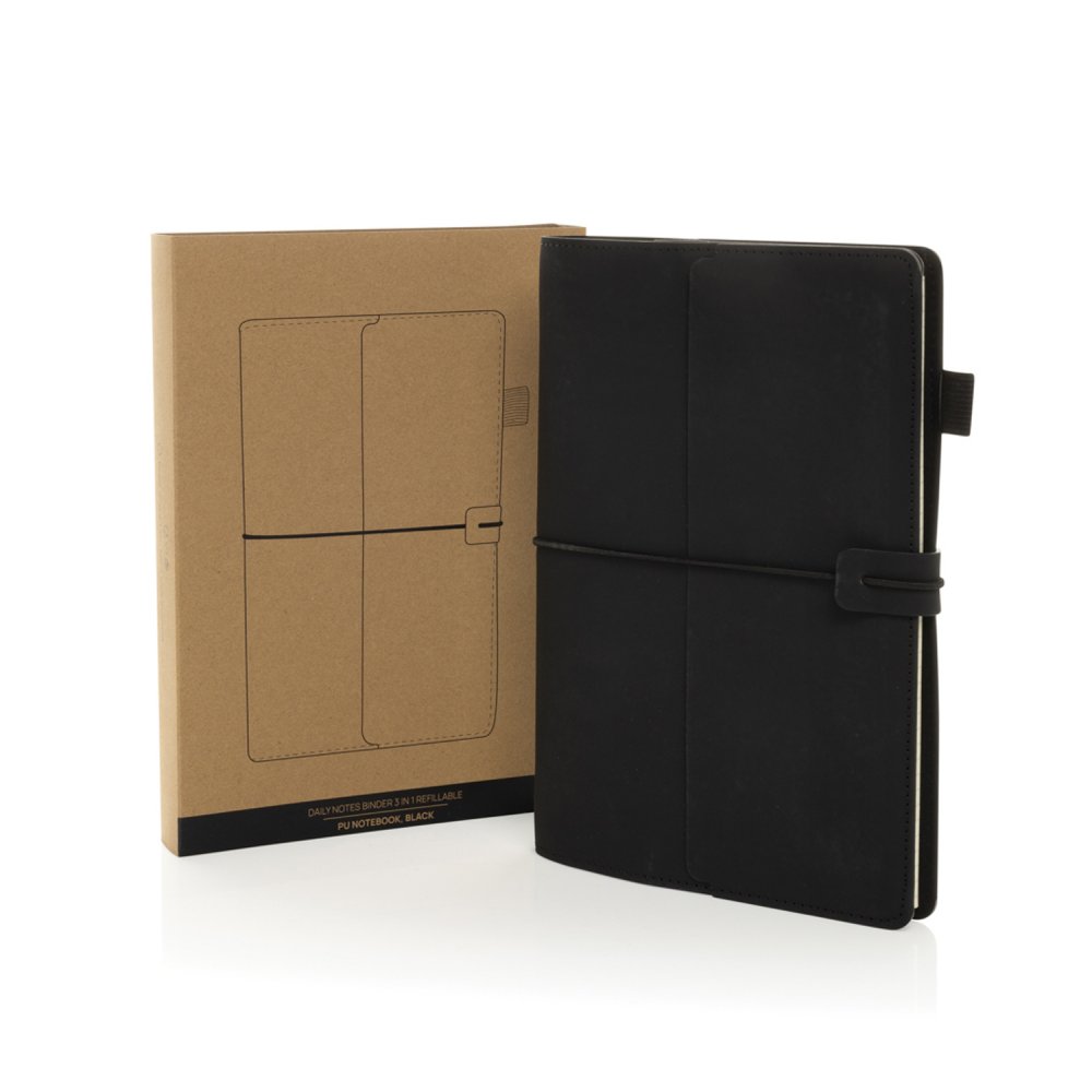 Многофункциональный блокнот Daily Notes Binder 3 в 1 в обложке из PU, А5 арт. P774.1001 Многофункциональный блокнот Daily Notes Binder 3 в 1 в обложке из PU, А5 арт. P774.1001