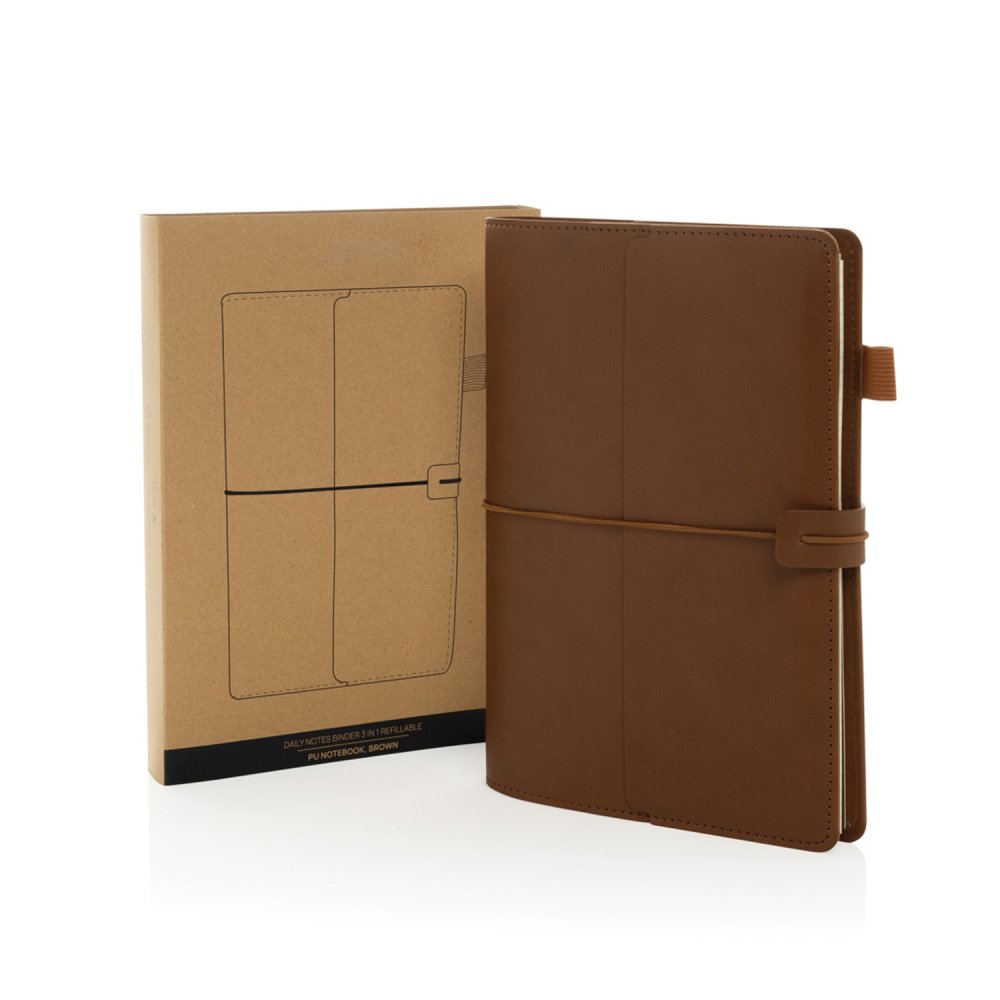 Многофункциональный блокнот Daily Notes Binder 3 в 1 в обложке из PU, А5 арт. P774.1009 Многофункциональный блокнот Daily Notes Binder 3 в 1 в обложке из PU, А5 арт. P774.1009