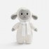 Мягкая игрушка Beastie Toys, овечка с белым шарфом