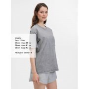 Футболка унисекс Berwi, серая арт. 20909.11