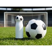 Спортивная термобутылка Kaleidosport, белая с черным арт. 21763.63