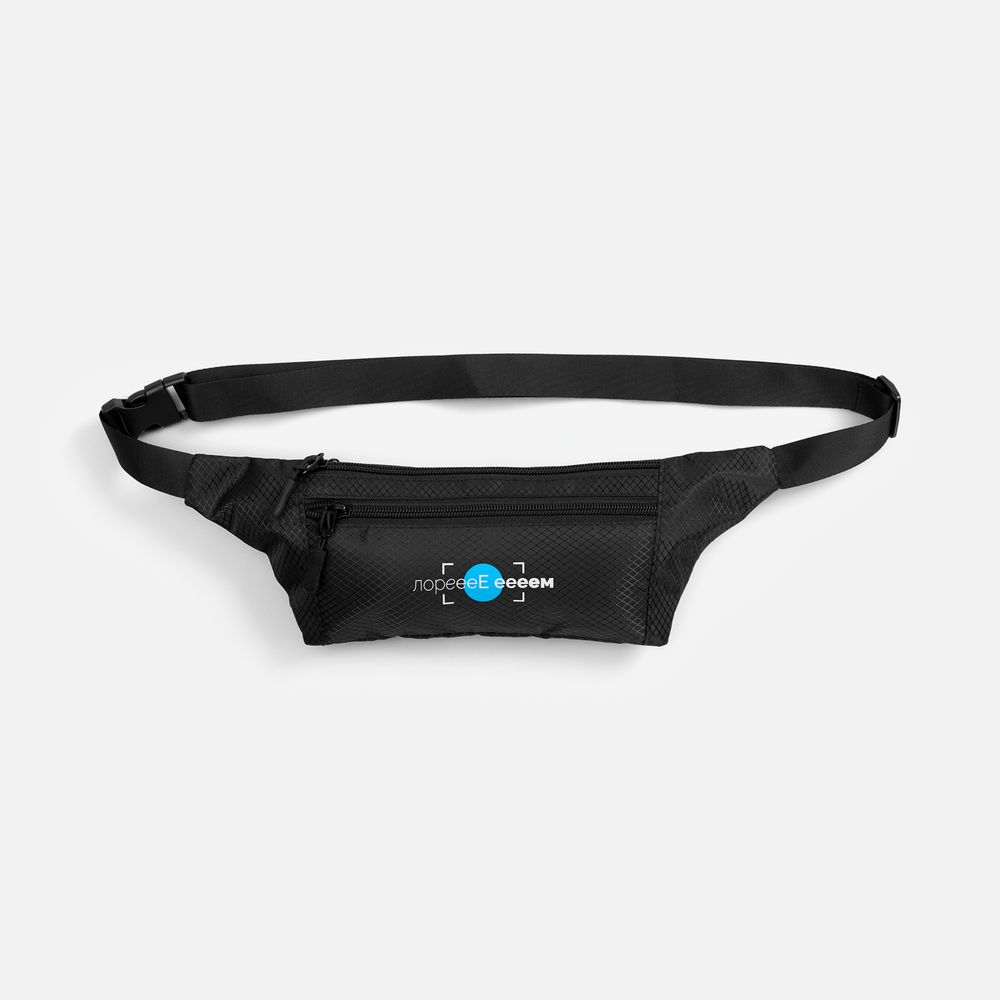 Спортивная поясная сумка для бега Run for Fun, ver.2, черная арт. 25400.30 Спортивная поясная сумка для бега Run for Fun, ver.2, черная арт. 25400.30