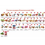 №3 СКАНДИНАВИЯ 700 грамм новогодний подарок классический