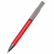 Ручка металлическая Norda с подставкой для телефона, красный арт. 1094.05
