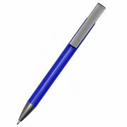 Ручка металлическая Norda с подставкой для телефона, синий арт. 1094.03
