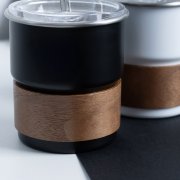 Кружка металлическая Timber, чёрная арт. 5082.02