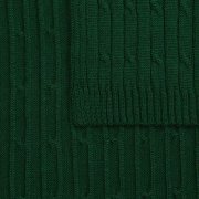 Плед Remit ver.2, темно-зеленый (хвойный)