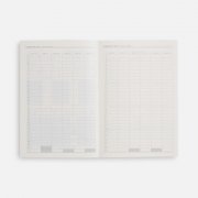 Ежедневник-органайзер Twill, недатированный, черный