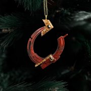 Набор елочных игрушек: Матрешка Царевна, Огненная коза, Белая береза, Коза, Подкова арт. 82914