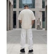 Футболка Oversize Premium 210, молочно-белая