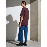 Футболка Oversize Premium, коричневая (шоколад)