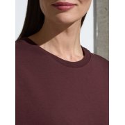 Футболка Oversize Premium, коричневая (шоколад)