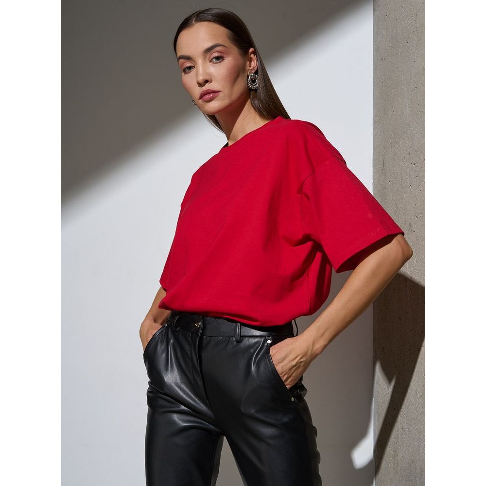 Футболка Oversize Premium, красная арт. 25559.50 Футболка Oversize Premium, красная арт. 25559.50