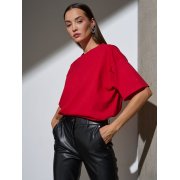 Футболка Oversize Premium, красная