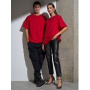 Футболка Oversize Premium, красная