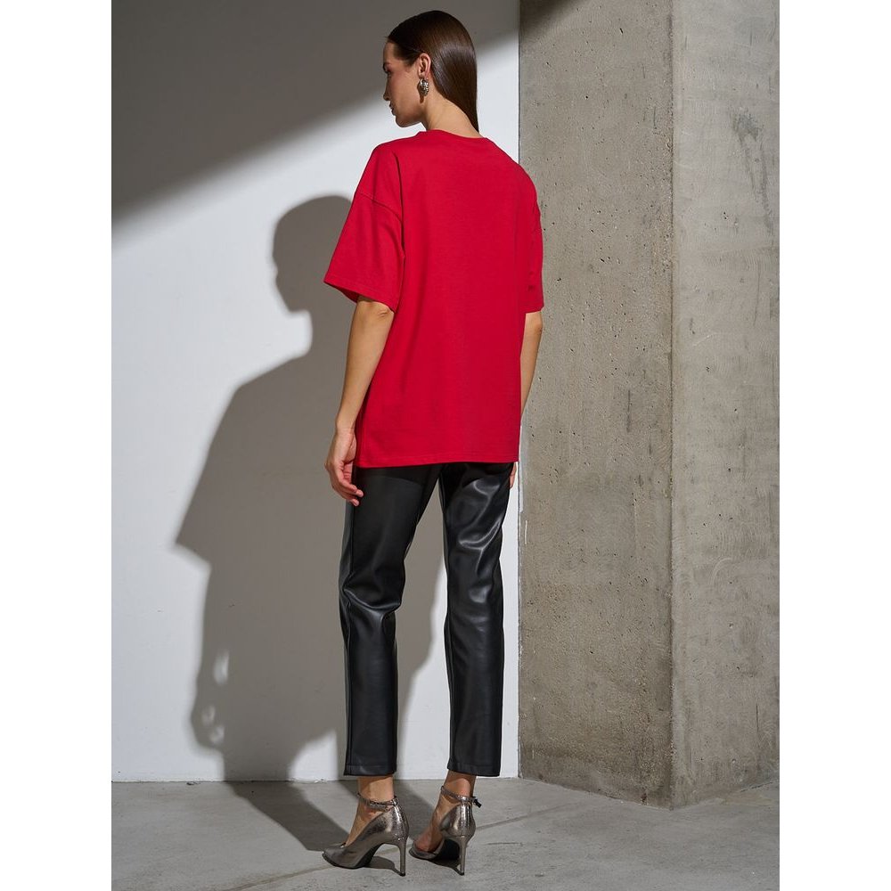 Футболка Oversize Premium, красная арт. 25559.50 Футболка Oversize Premium, красная арт. 25559.50