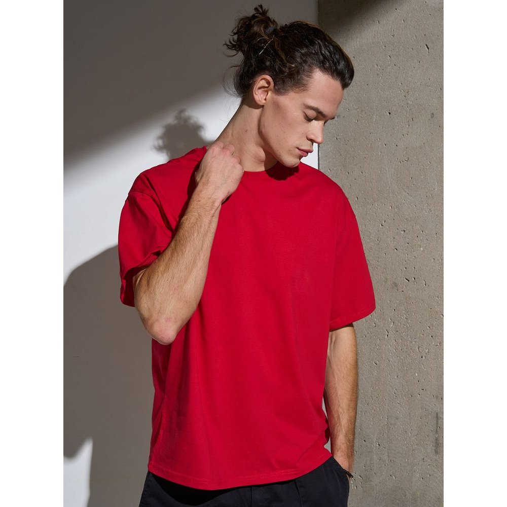 Футболка Oversize Premium, красная арт. 25559.50 Футболка Oversize Premium, красная арт. 25559.50
