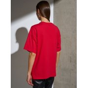 Футболка Oversize Premium, красная