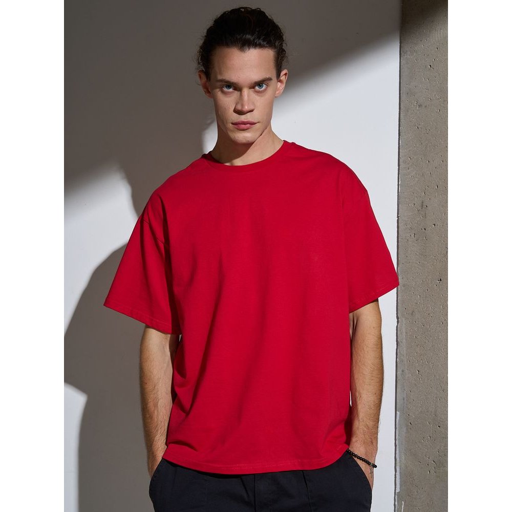 Футболка Oversize Premium, красная арт. 25559.50 Футболка Oversize Premium, красная арт. 25559.50