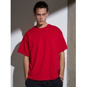 Футболка Oversize Premium, красная