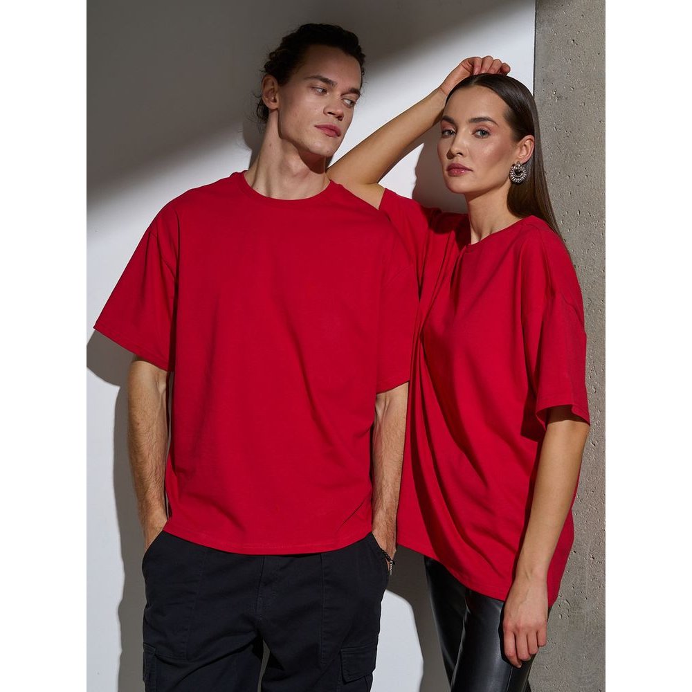 Футболка Oversize Premium, красная арт. 25559.50 Футболка Oversize Premium, красная арт. 25559.50