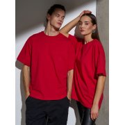 Футболка Oversize Premium, красная
