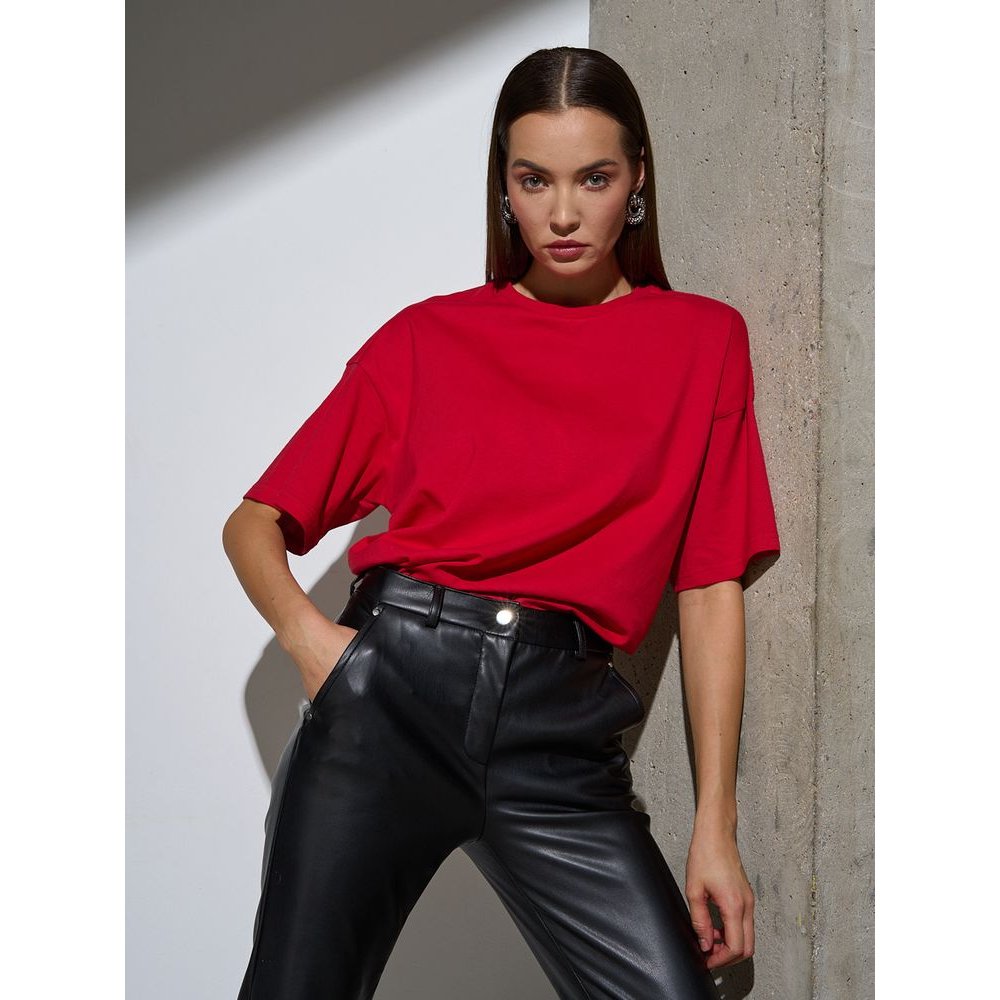 Футболка Oversize Premium, красная арт. 25559.50 Футболка Oversize Premium, красная арт. 25559.50